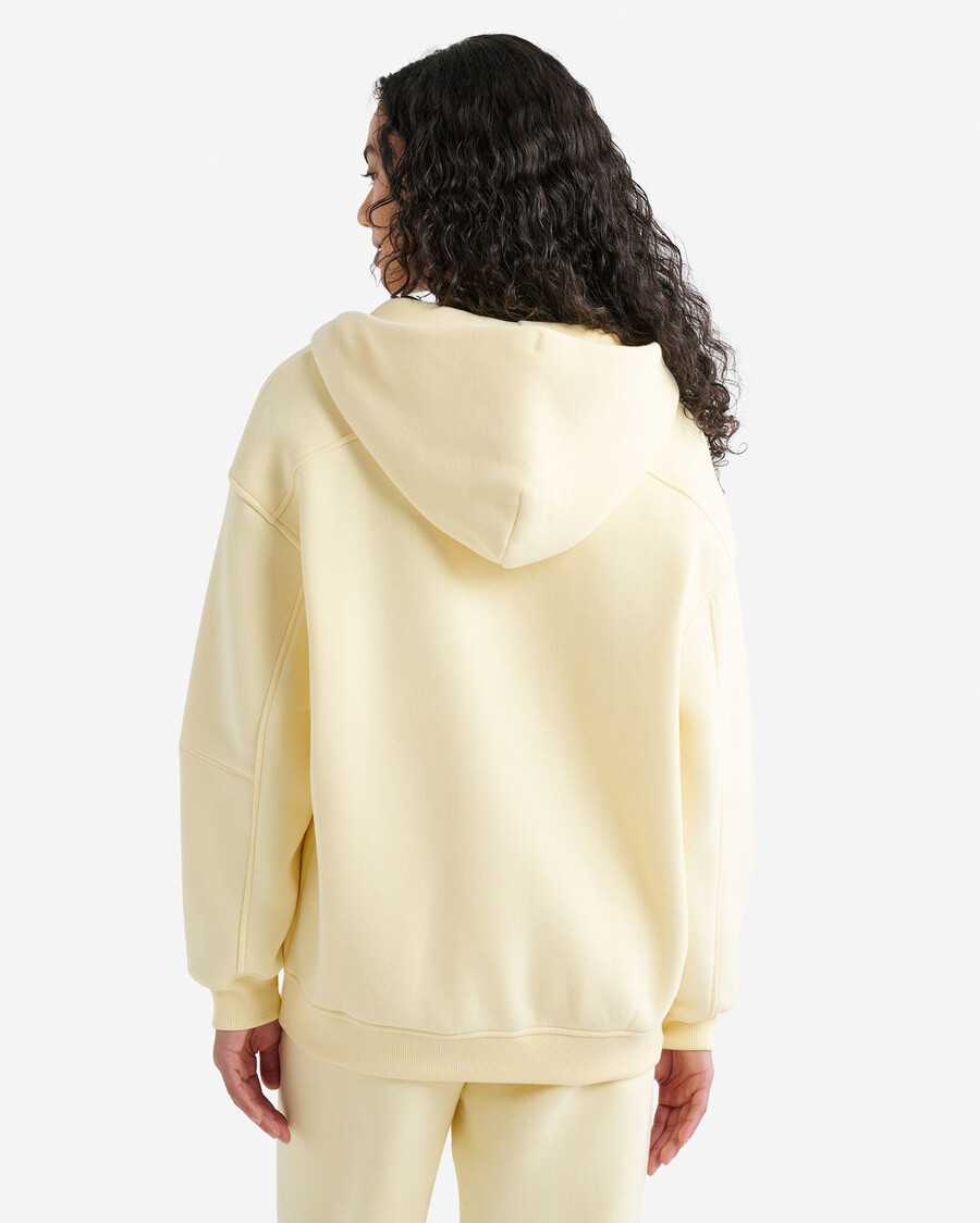 cloud long full zip hoodie