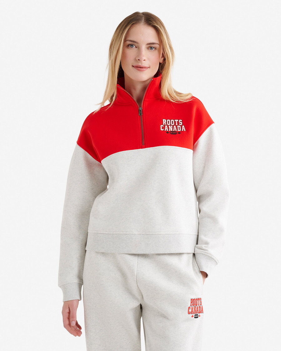 northern roots half zip