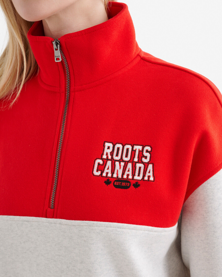 northern roots half zip