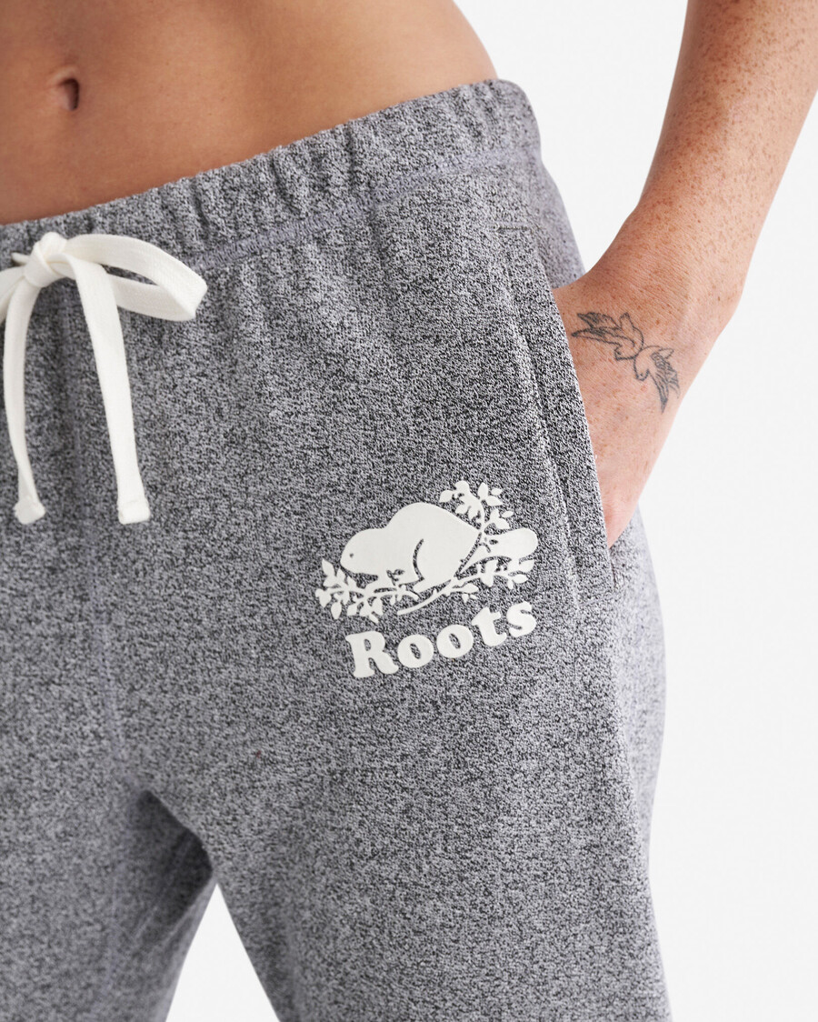 bio-sweatpante mit schmalem bündchen