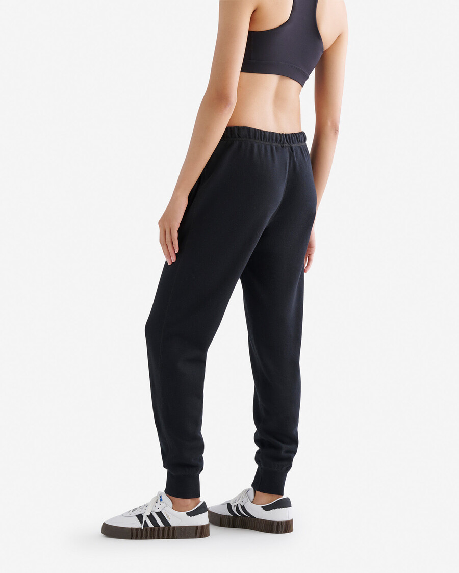 bio-sweatpante mit schmalem bündchen