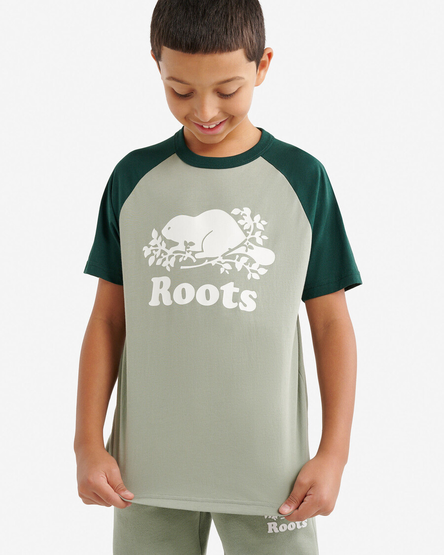 cooper baseball kurzarm-t-shirt für kinder