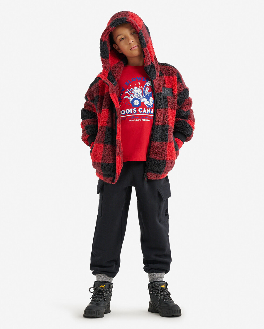 winter-t-shirt für kinder
