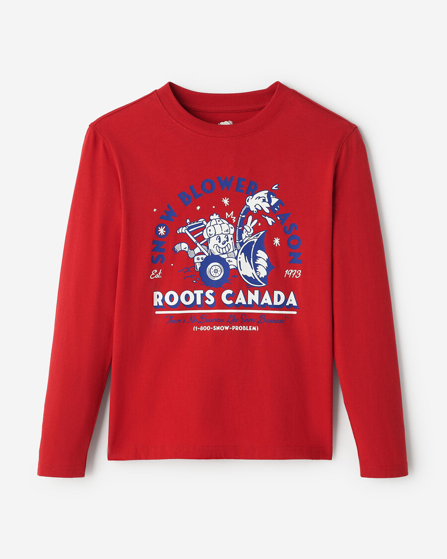 winter-t-shirt für kinder