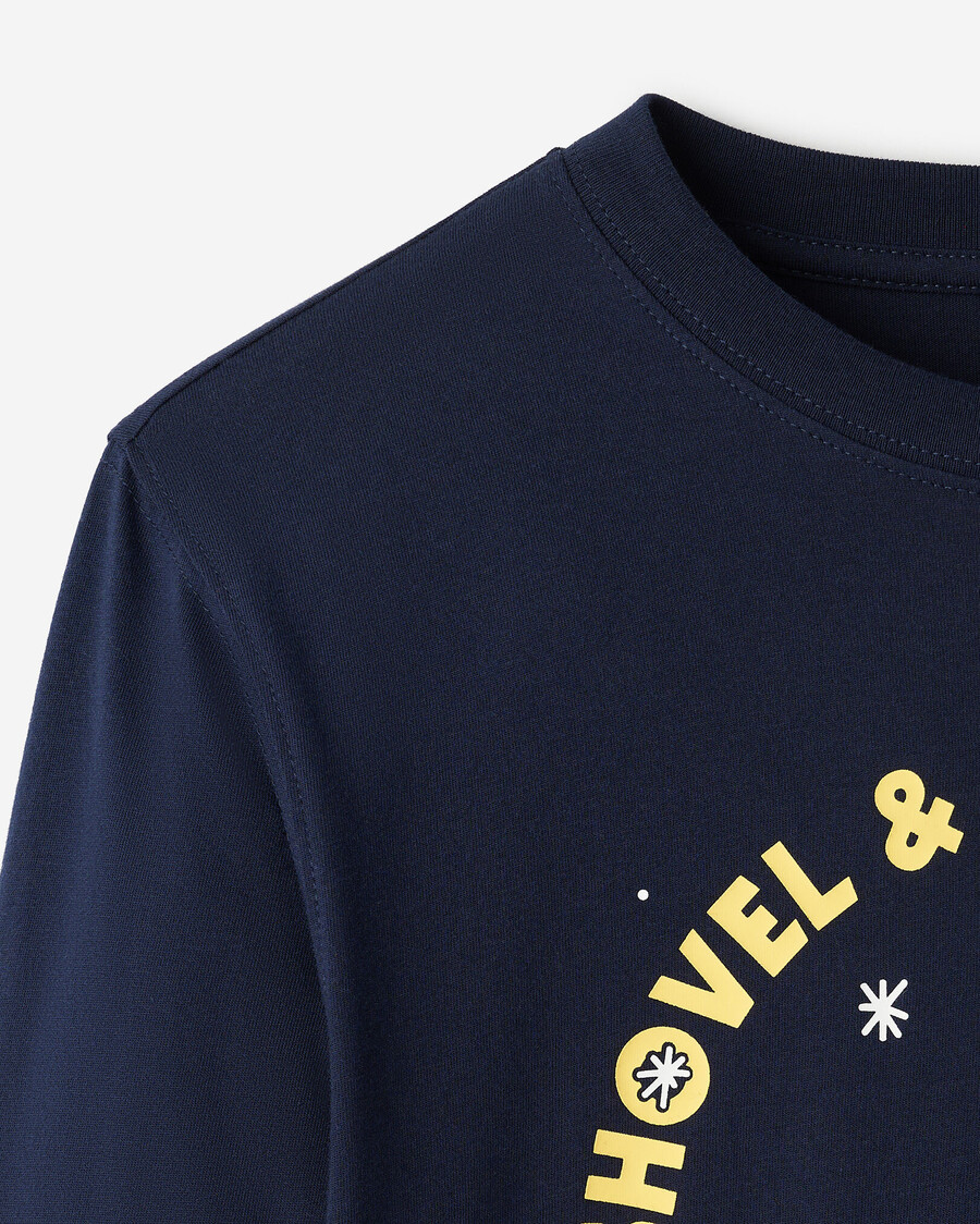 winter-t-shirt für kinder