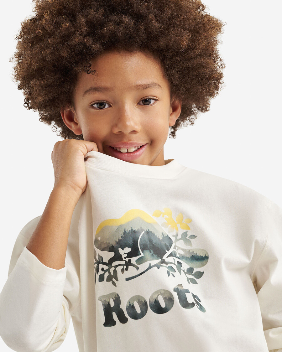 bio-kupfer-aquarell-t-shirt für kinder