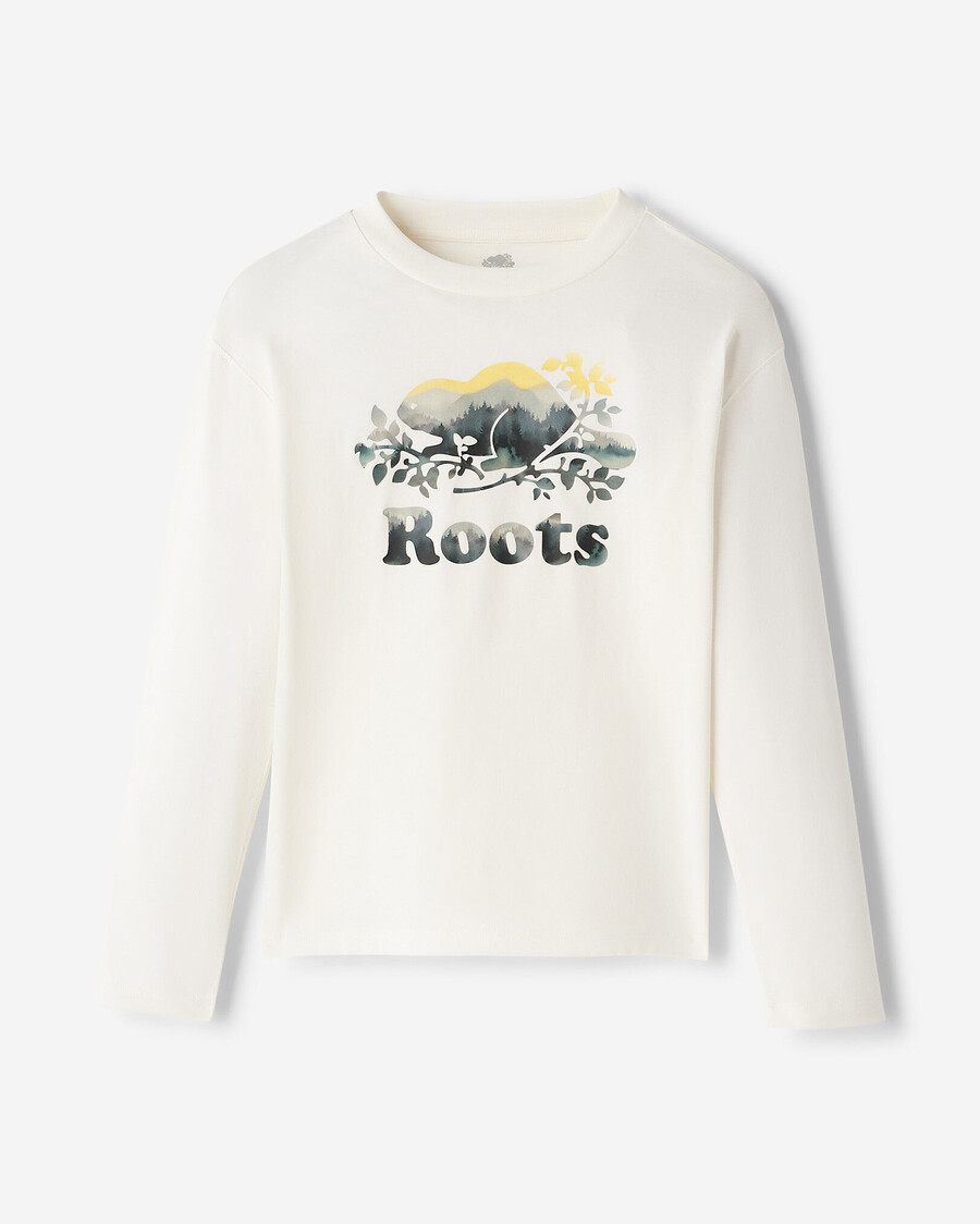 bio-kupfer-aquarell-t-shirt für kinder
