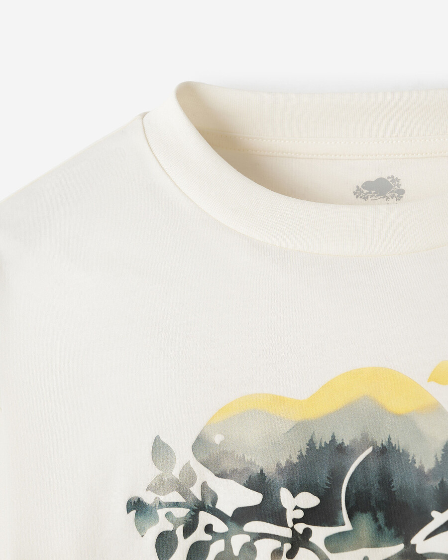bio-kupfer-aquarell-t-shirt für kinder
