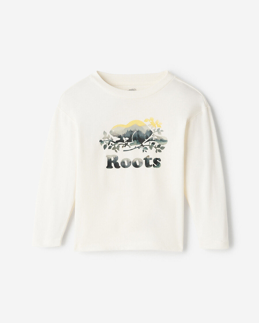 bio-kupfer-aquarell-t-shirt für kleinkinder