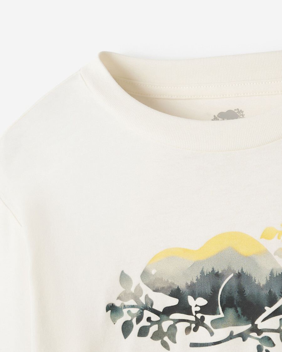 bio-kupfer-aquarell-t-shirt für kleinkinder