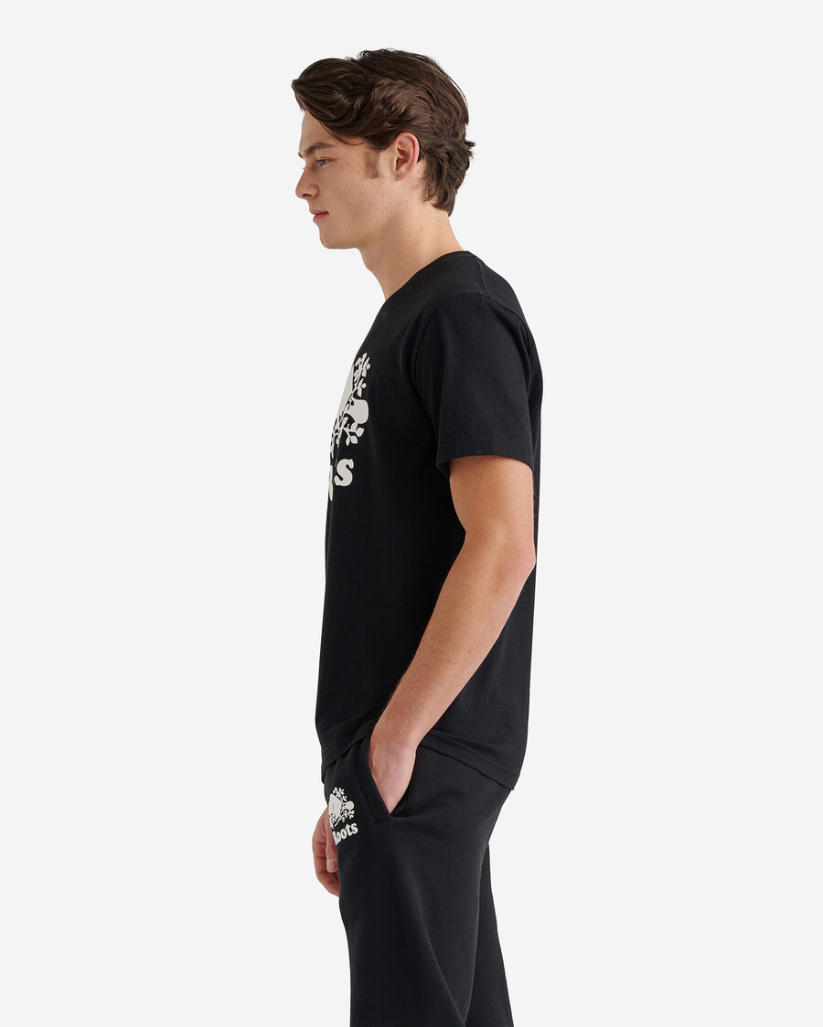 herren-t-shirt aus bio-kupfer-biber-leder