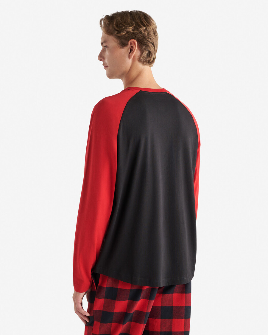 herren cooper plaid raglan langarm-t-shirt
