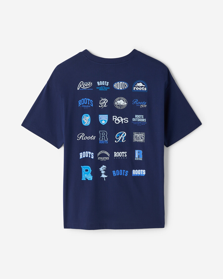 herren-t-shirt mit legenden-grafik