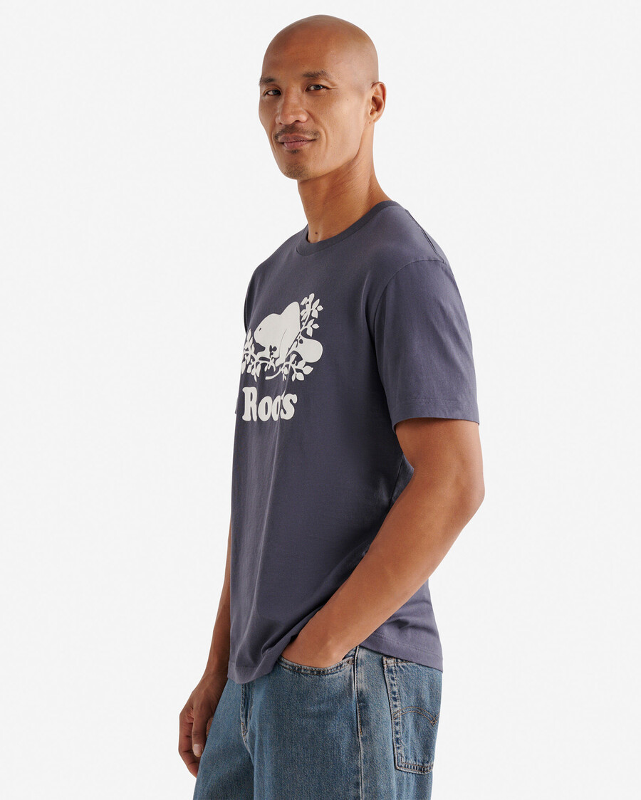 herren-t-shirt aus bio-kupfer-biber-material