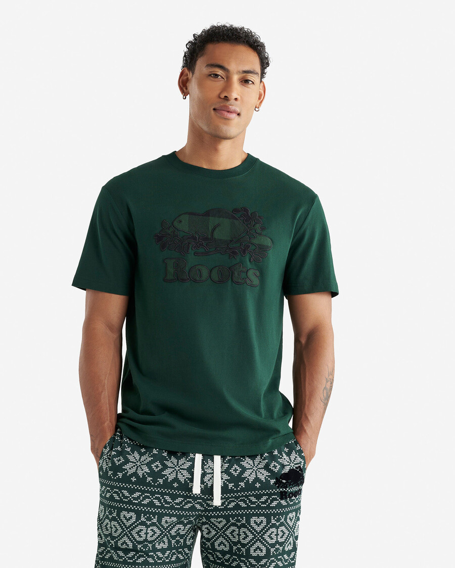 herren cooper plaid fill t-shirt
