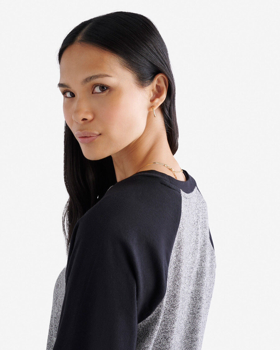 damen-baseball-t-shirt aus bio-baumwolle von cooper