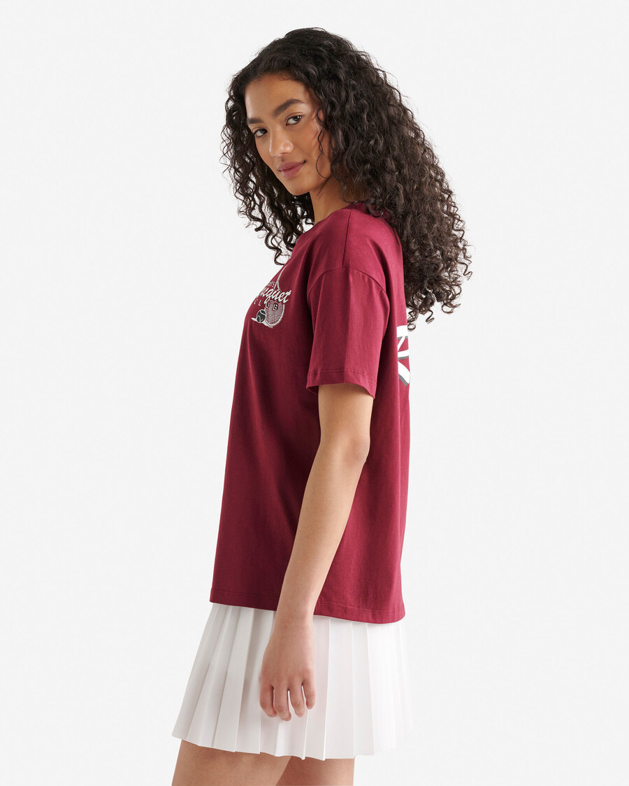 damen-t-shirt des roots racquet club