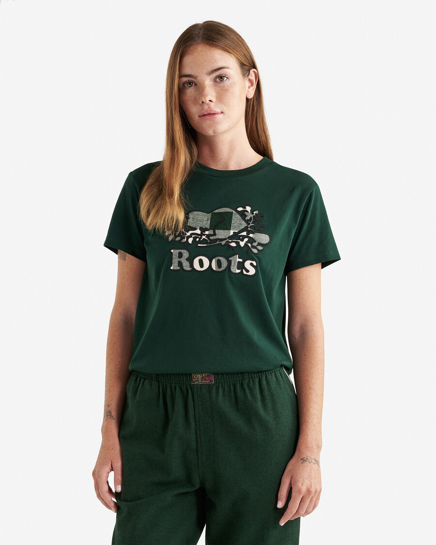 damen-t-shirt mit cooper-karo