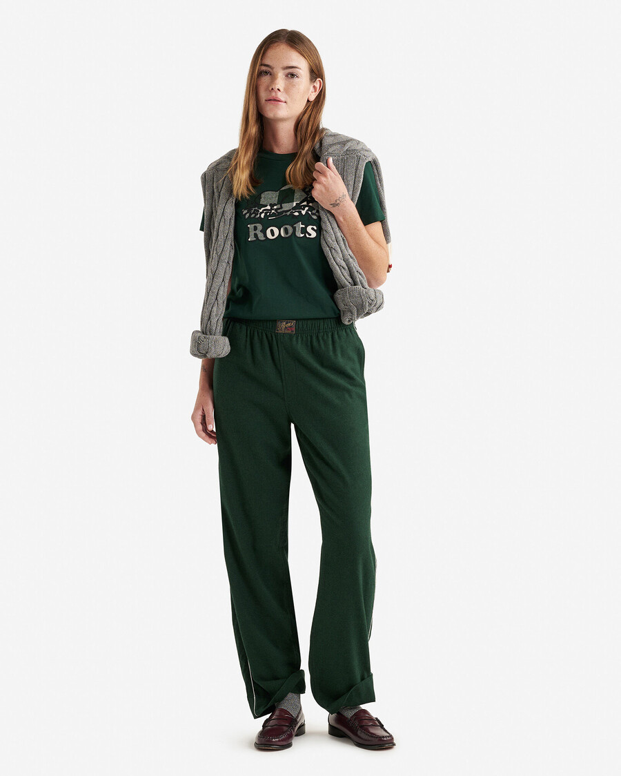 damen-t-shirt mit cooper-karo