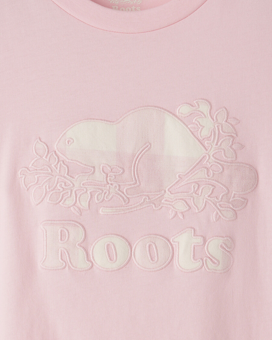 damen-t-shirt mit cooper-karo
