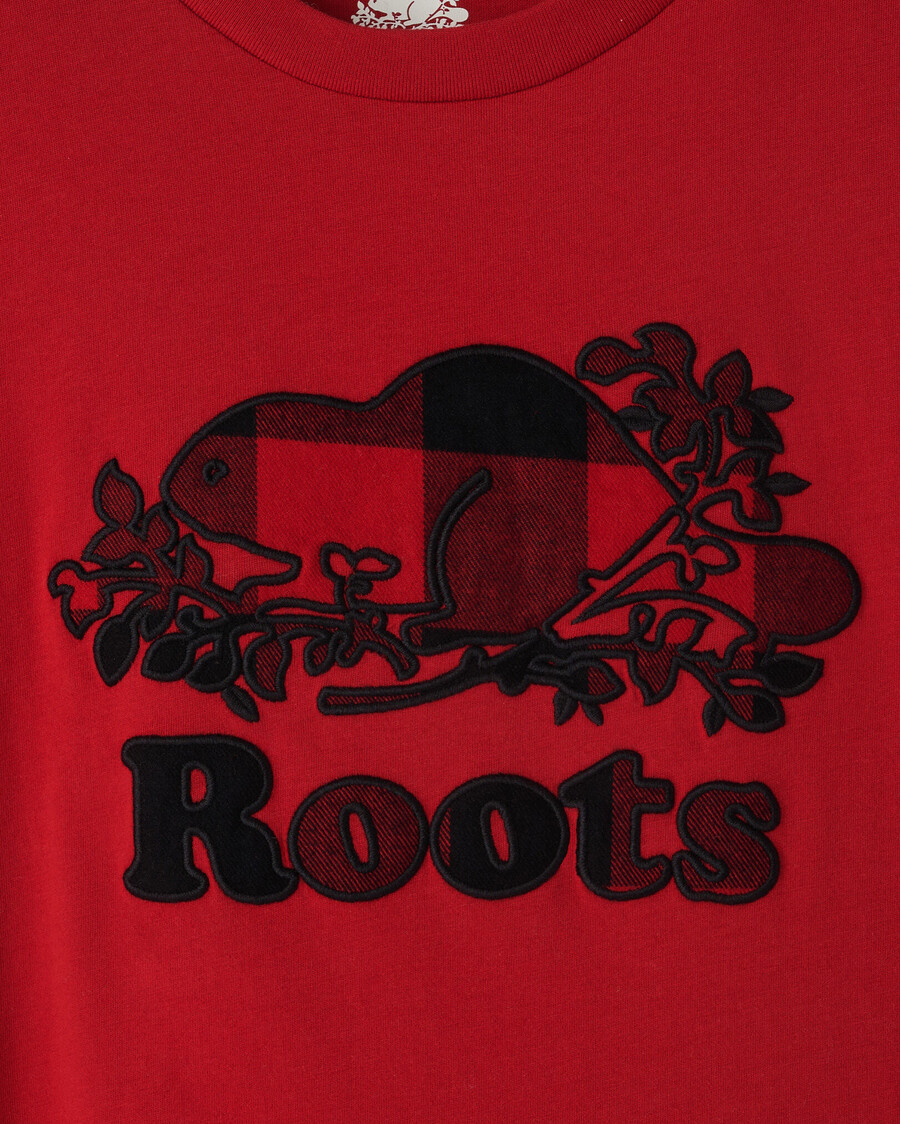 damen-t-shirt mit cooper-karo