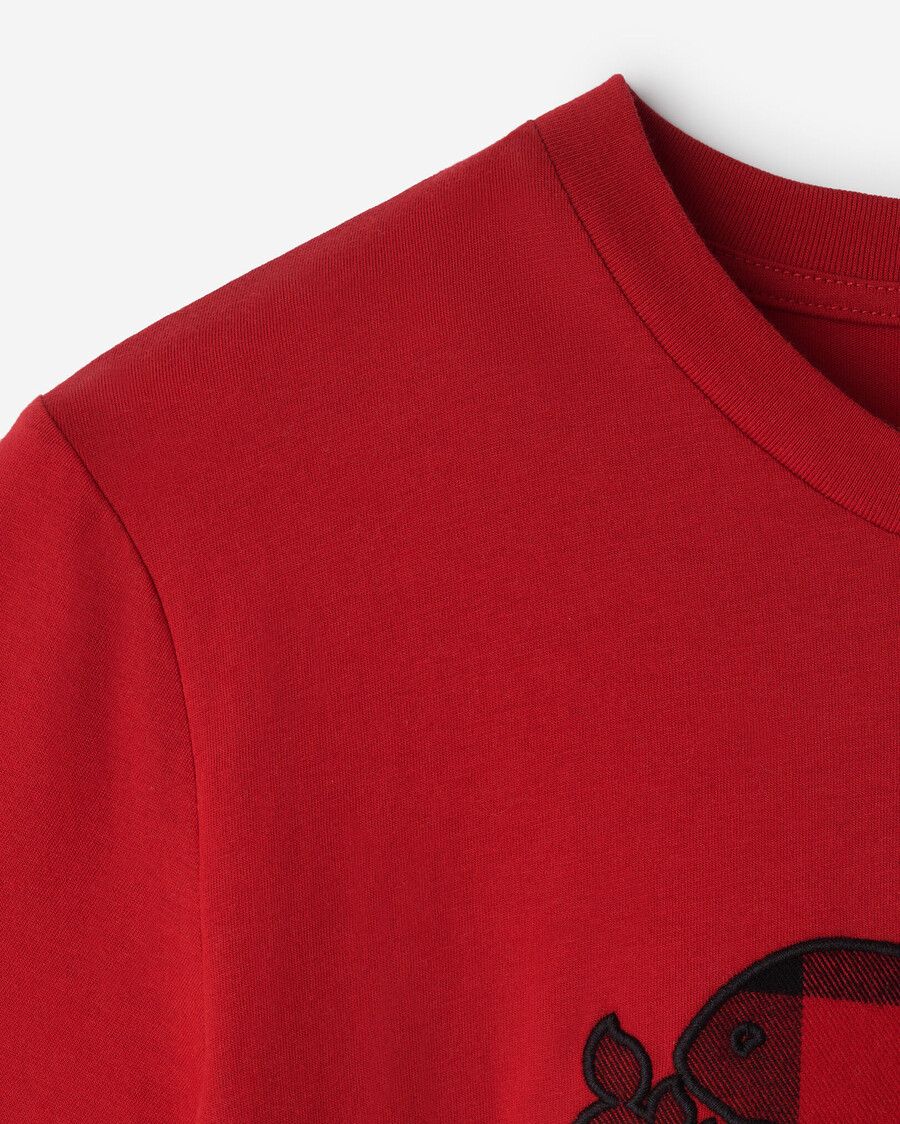 damen-t-shirt mit cooper-karo