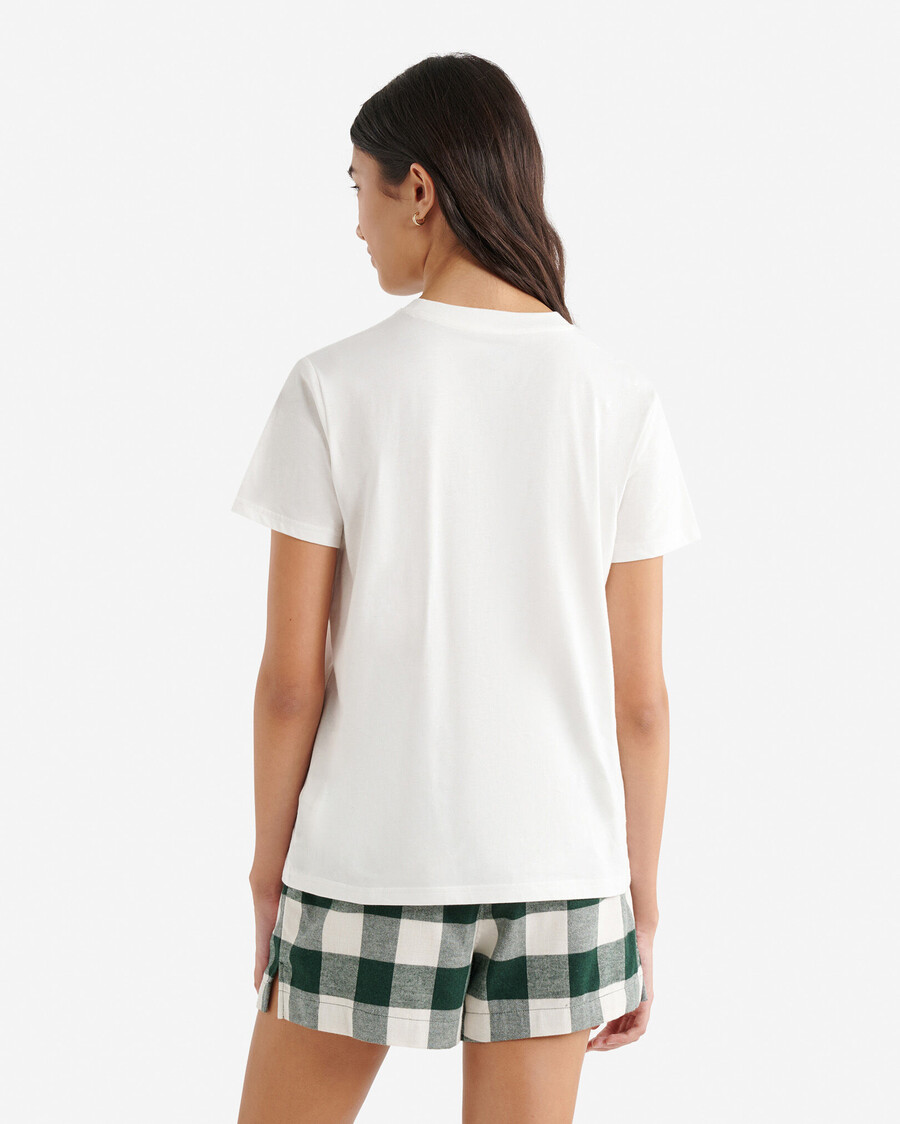 damen-t-shirt mit cooper-karo