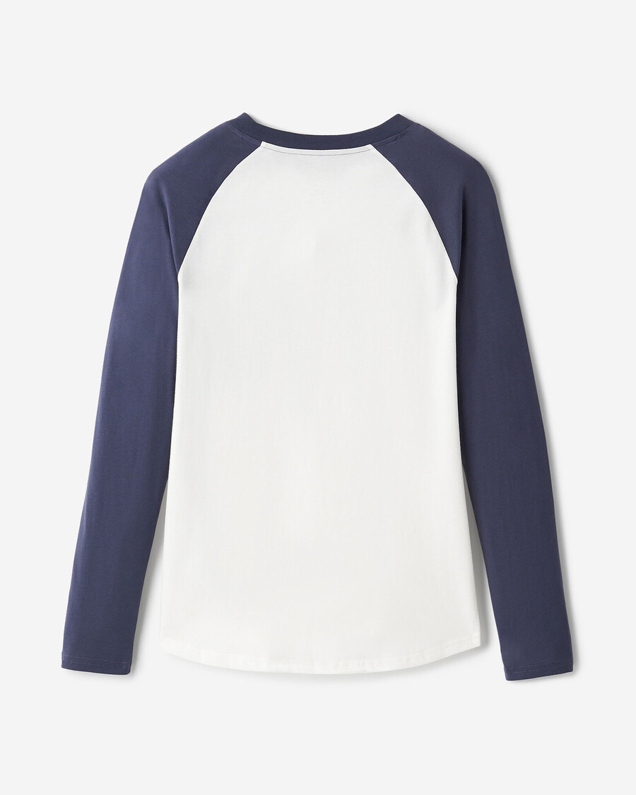 damen cooper kariertes langarm-t-shirt