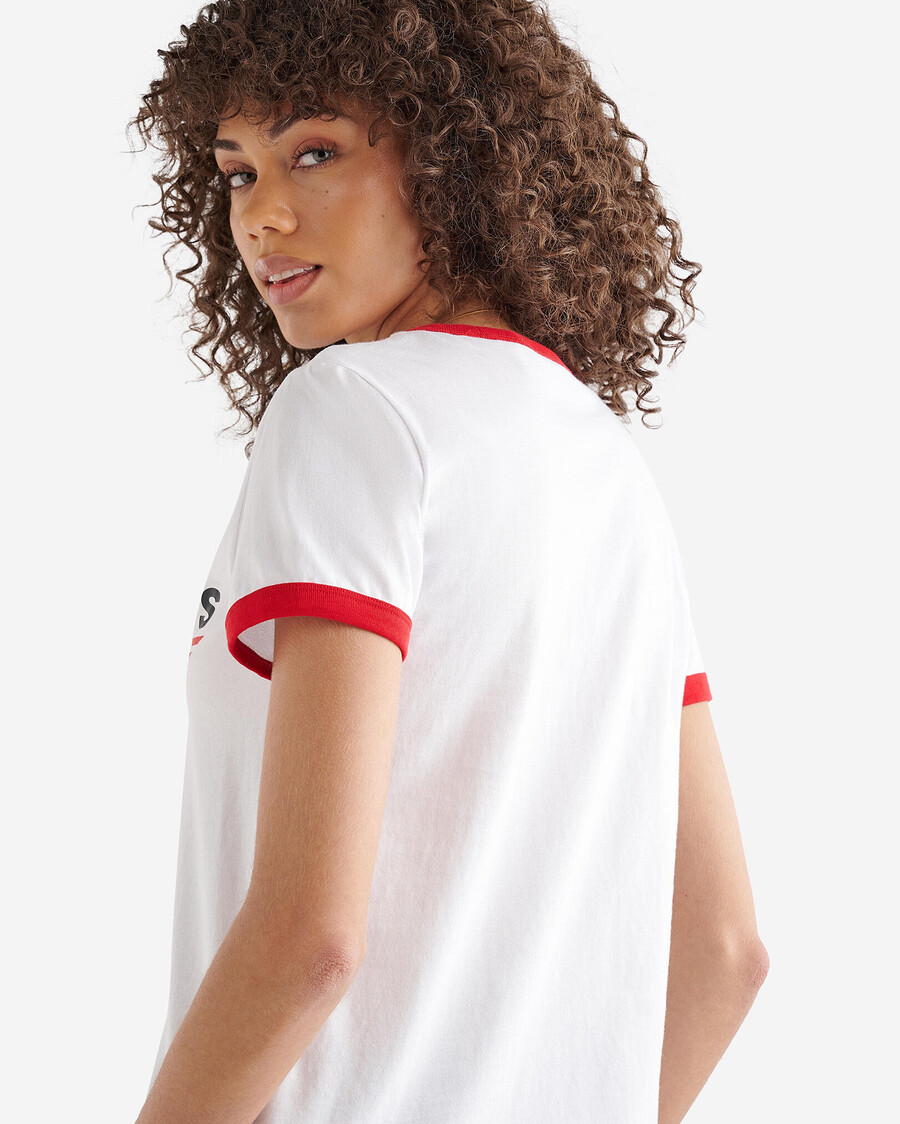 northern athletics ringer t-shirt für damen
