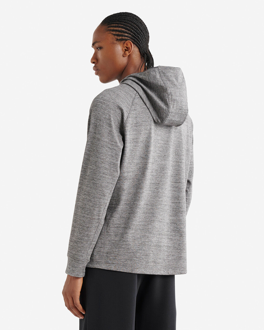 aktiver strukturierter half-zip-hoodie