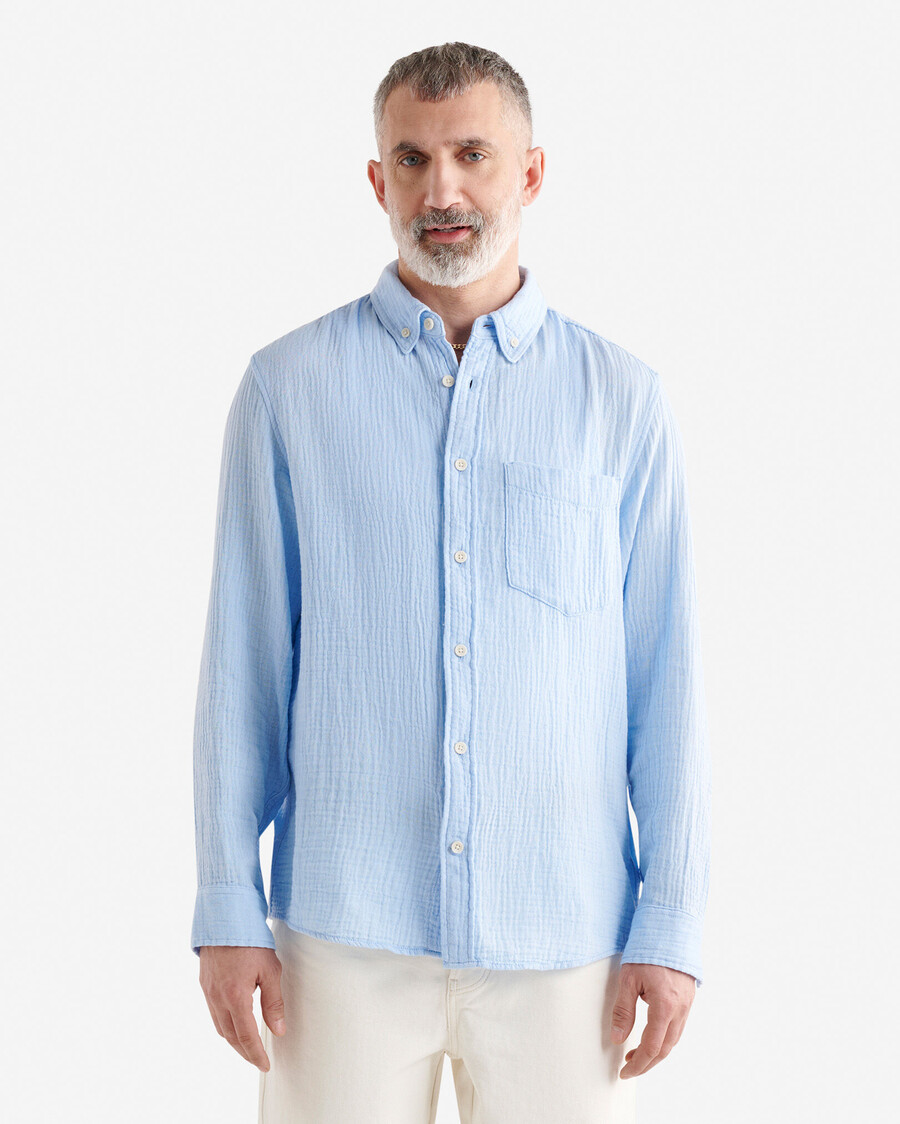 isla relaxed button down shirt