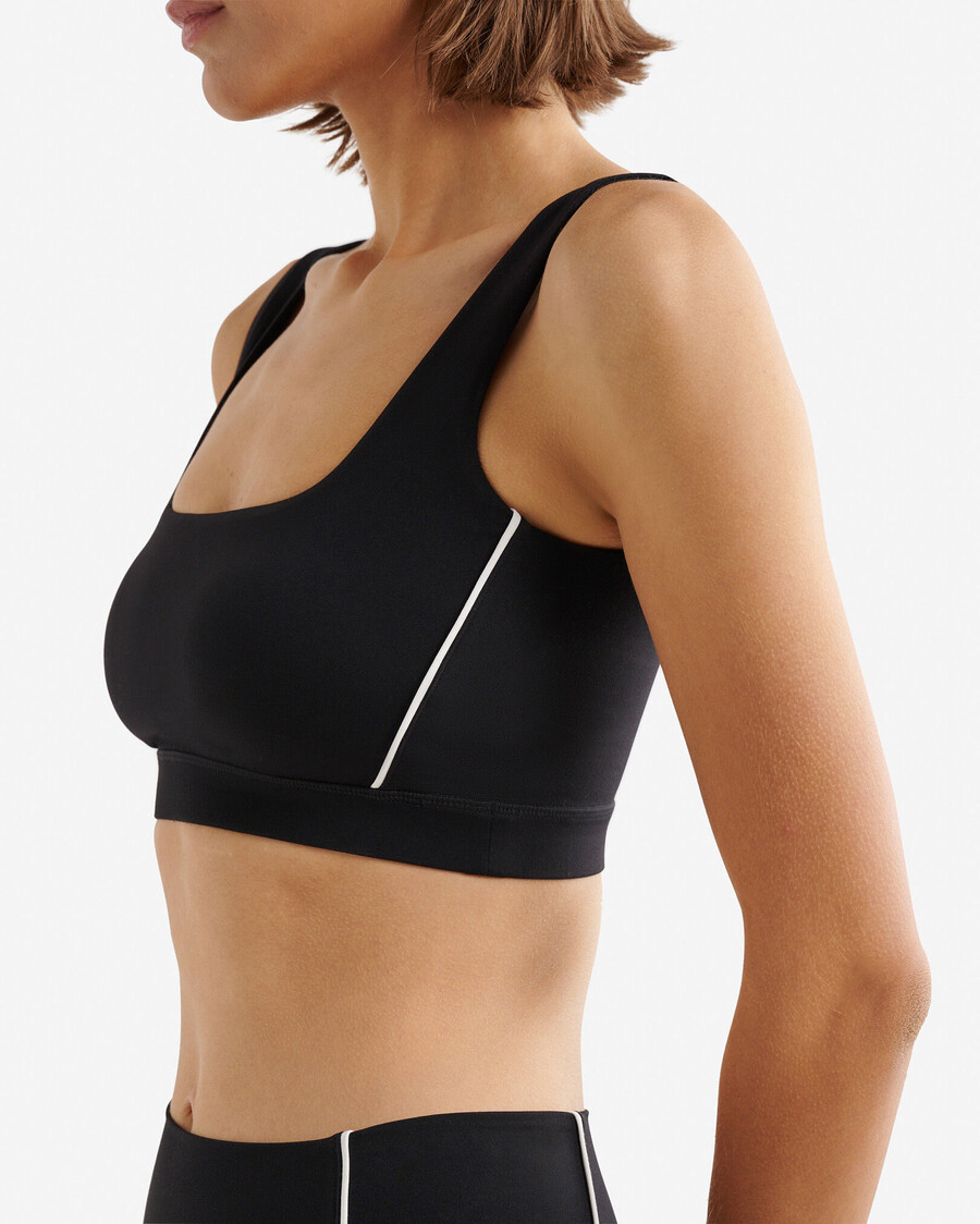 restore stretch piped sport-bh