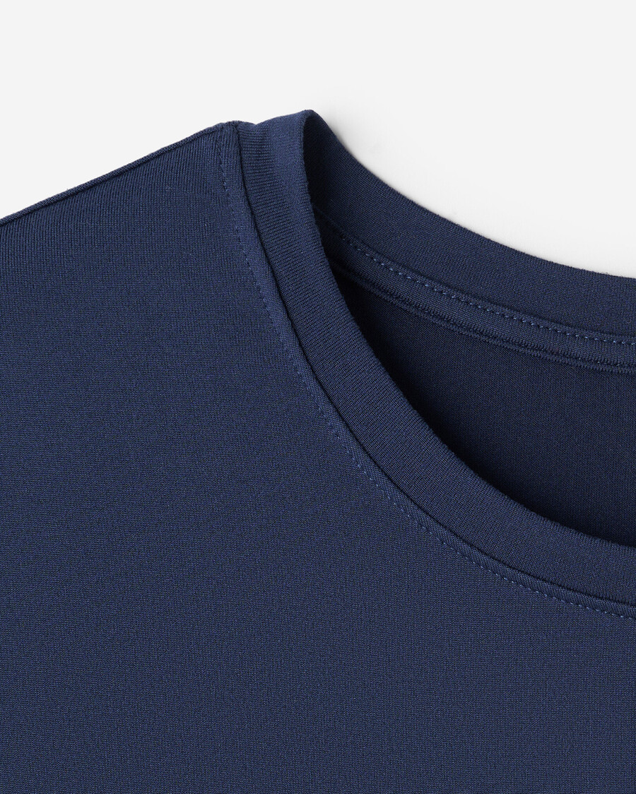 renew strick-t-shirt mit kurzen ärmeln