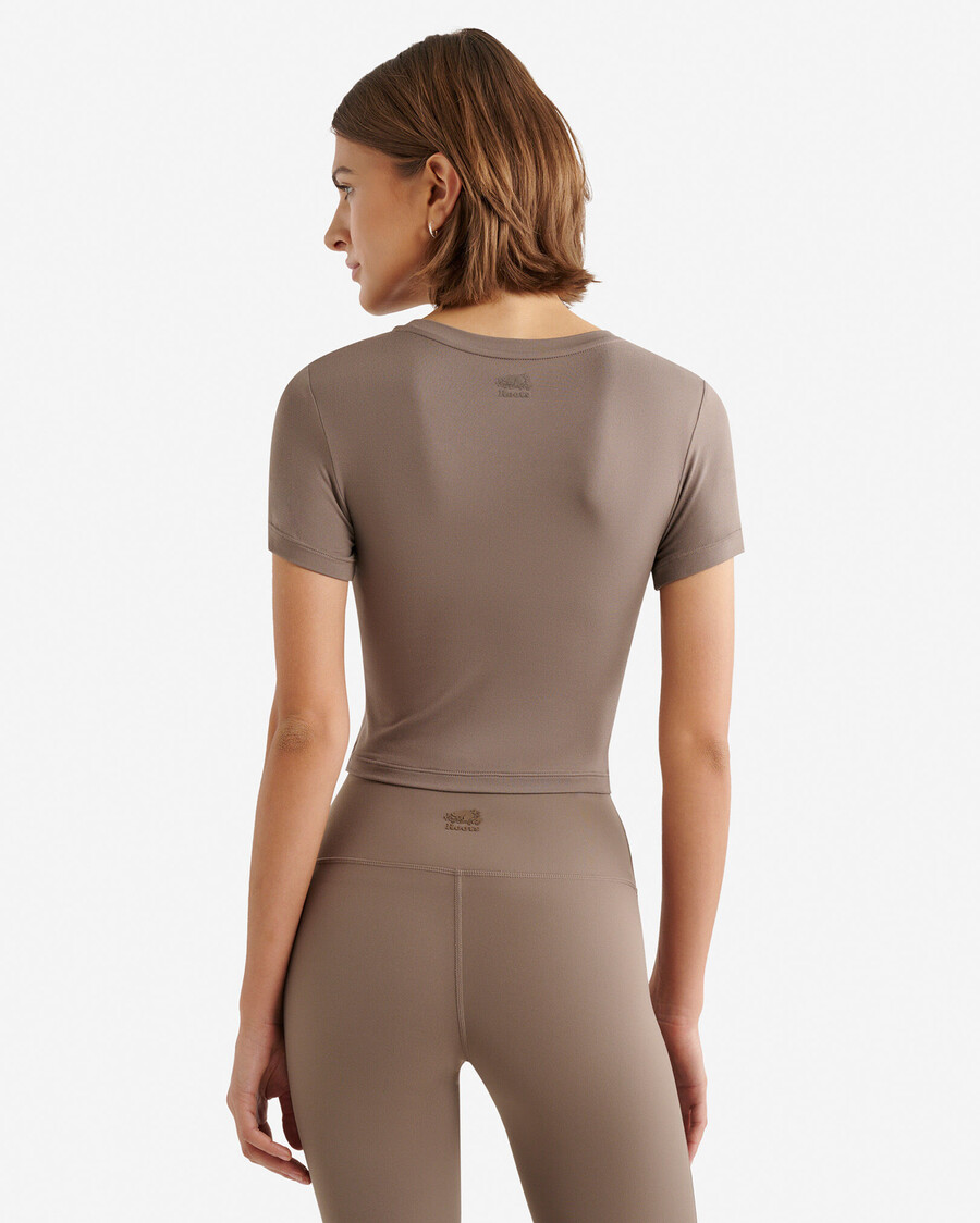 renew strick-crop-t-shirt