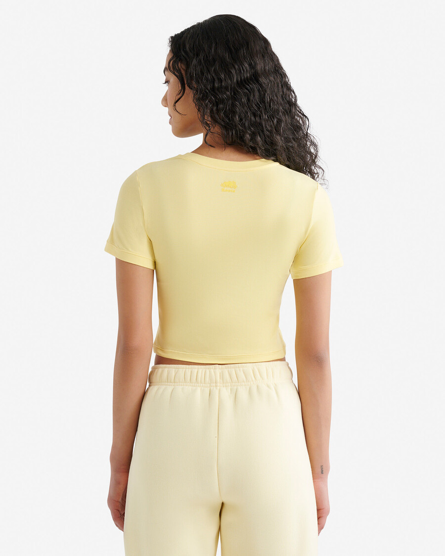 renew strick-crop-t-shirt