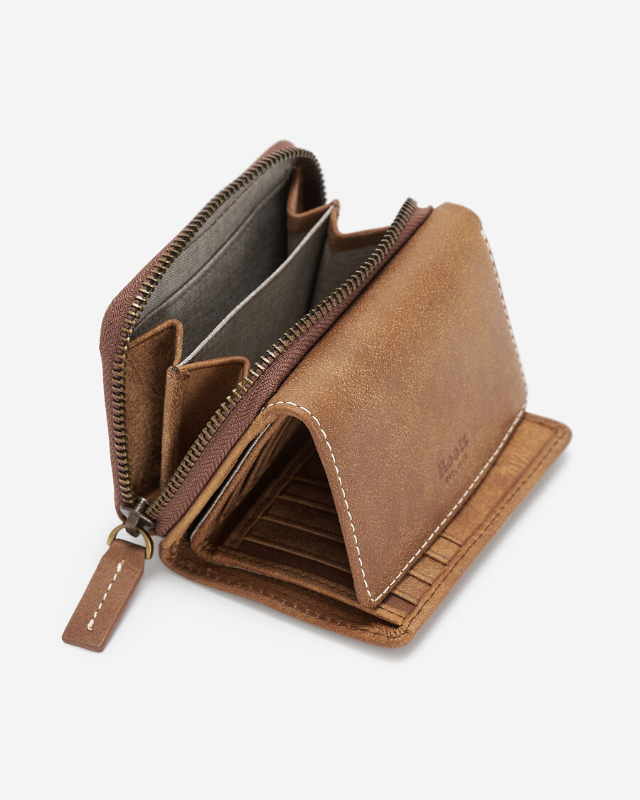 kleine dreifach faltbare clutch tribe