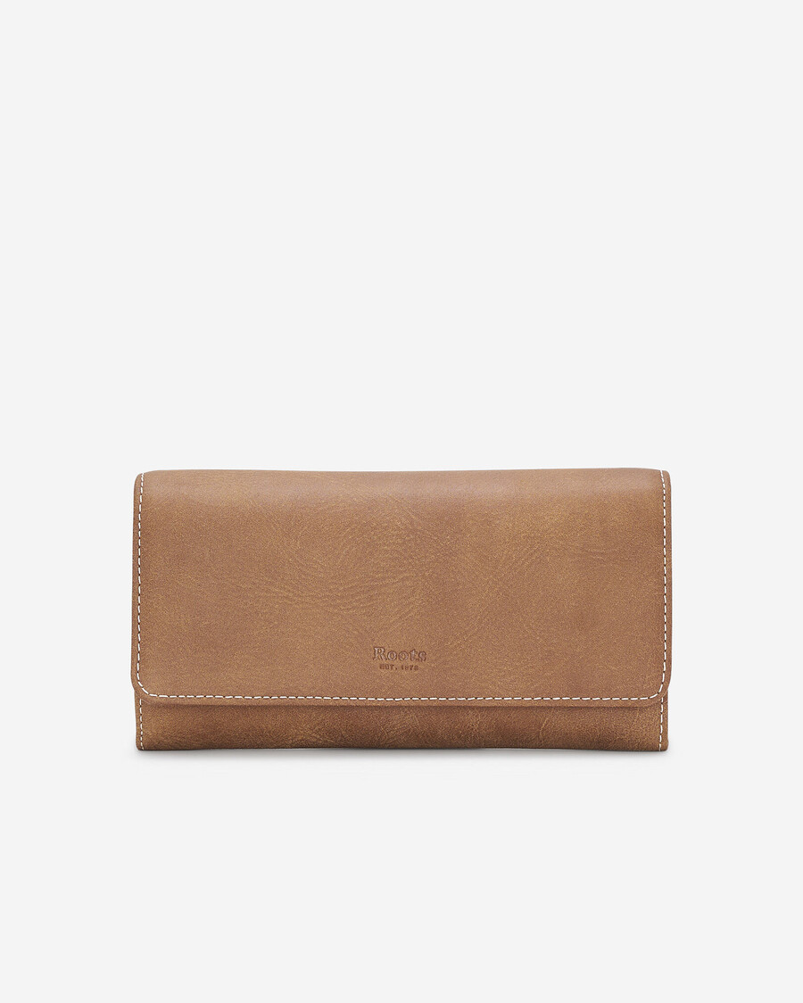 großer scheckbuch-clutch-stamm