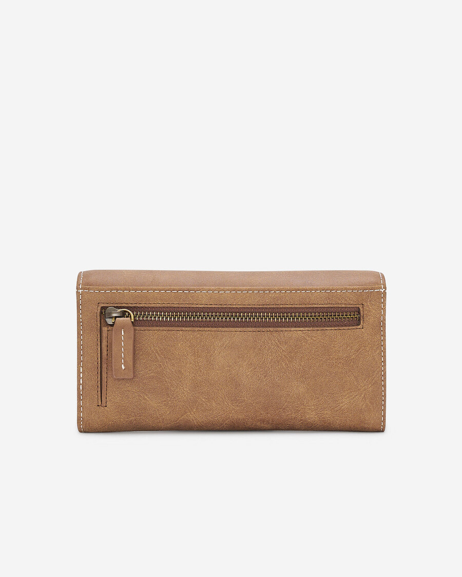 großer scheckbuch-clutch-stamm