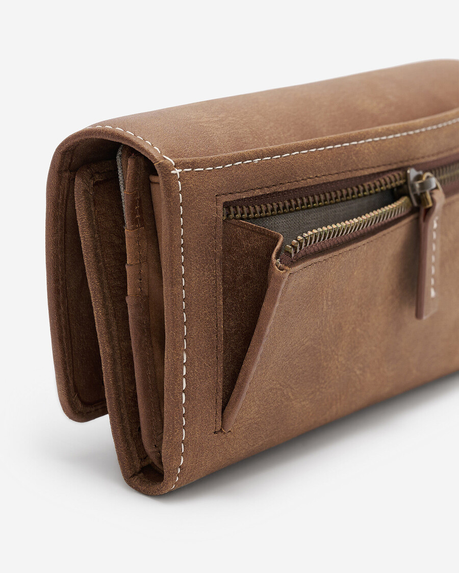 großer scheckbuch-clutch-stamm